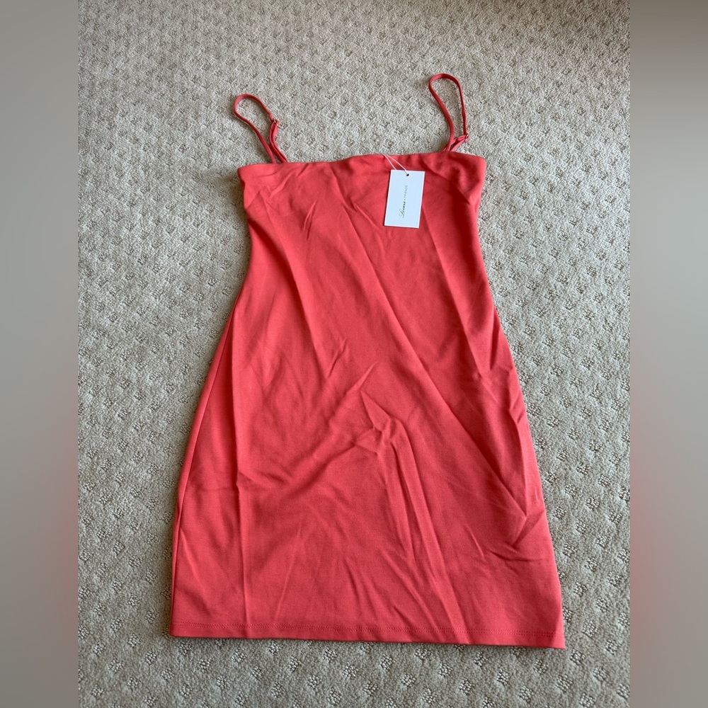 Lovers and Friends coral mini dress